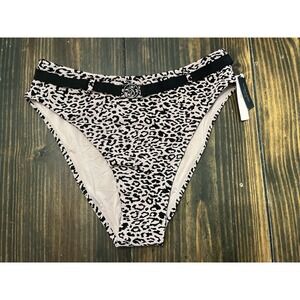New With Tags‎ Cheetah Victorias Secret Swim High Waist Bottoms XL